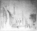 Tekening NH Kerk aan de Haven Waalwijk door A.B. van Lieshout 1857.jpg