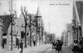 Ansichtkaart Grotestraat Waalwijk met herbouwde huis familie Van Lieshout 1915.jpg
